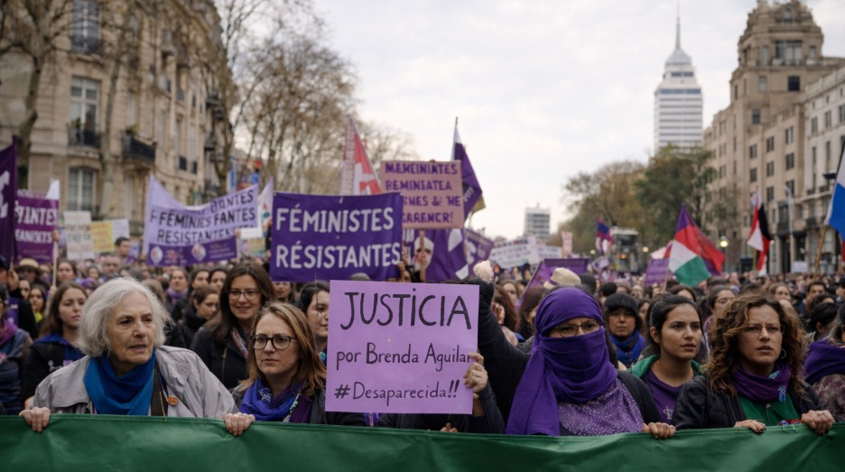 Movilizaciones del 8-M en todo el mundo: «No a la guerra» y defensa de ...